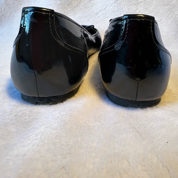 Black patent leather Prada ballet flats, 36.5, EUC - Picture 5 of 11